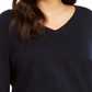 Suéter feminino Tommy Hilfiger Plus Size Ivy com manga listrada, azul, tamanho 0X