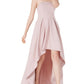 Vestido formal longo sem alças, sem mangas, sem alças, vermelho, tamanho 9