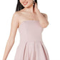 Vestido formal longo sem alças, sem mangas, sem alças, vermelho, tamanho 9