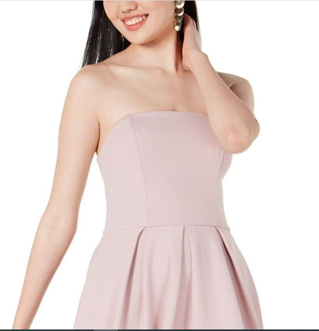 Vestido formal longo sem alças, sem mangas, sem alças, vermelho, tamanho 9