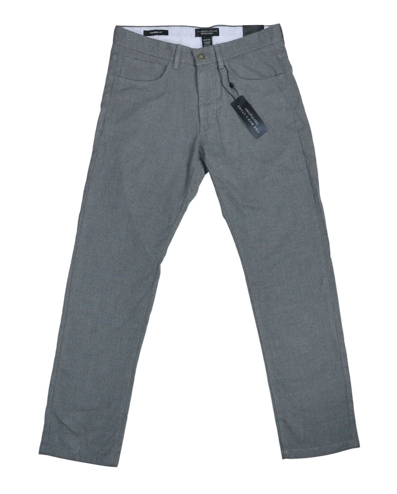 Calças de flanela sob medida da loja masculina da Bloomingdale's