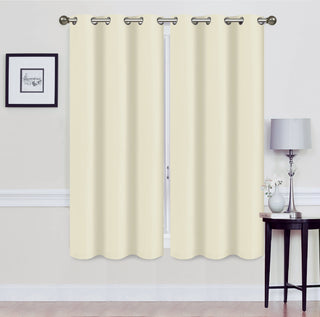Madonna Foam-Backed Blackout Curtain Panels with Grommets