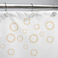 Conjunto de 12 ganchos para cortinas de chuveiro resistentes à ferrugem - 6 designs! 