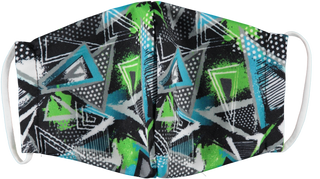 6-Pack: Men's Reusable Machine Washable Masks Mystery (3 Solid + 3 Prints)