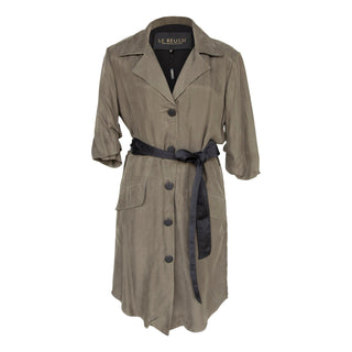 Vestido Blazer Verde Montana – Vestido Estilo Blazer Feminino Sob Medida
