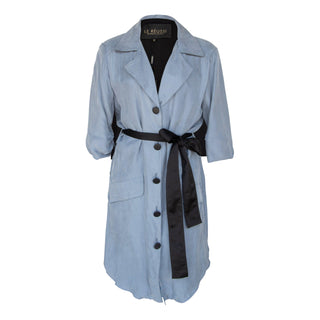 Vestido Blazer Azul Cielo – Vestido Estilo Blazer Feminino Sob Medida