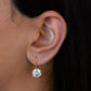 Elegantes gotas douradas brilhantes – Brincos luxuosos banhados a ouro
