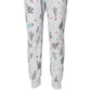Pijama Família Combinando Infantil Árvores Festivas Branco Tamanho 8 Regular