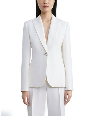 Blazer Lafayette 148 New York Peak com botões e lapela, branco