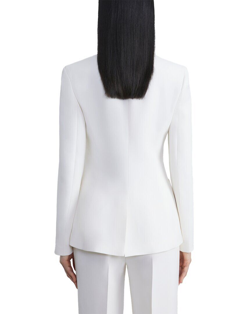 Blazer Lafayette 148 New York Peak com botões e lapela, branco