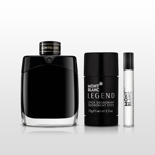 MONTBLANC Legend Men Gift Set, Includes: 3.3 Oz EDT, Mini EDT & Shower Gel