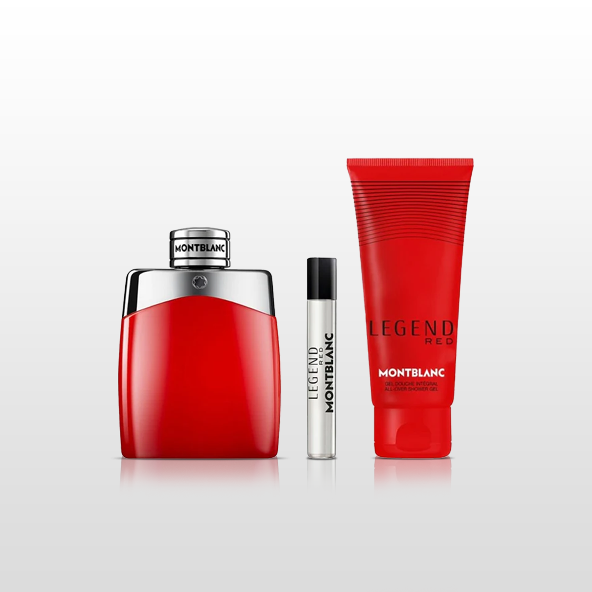 MONTBLANC Legend Red Gift Set for Men, Includes: 3.3 Oz EDP, Mini EDP and Deo