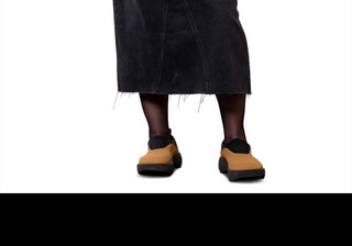 Saia midi com tachas de algodão Moon River, preta