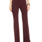 Calça feminina Alfani Curvy-Fit Slimming Bootcut, comprimento regular, curto e longo, vinho, tamanho 4