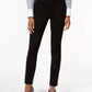 Calça jeans feminina Charter Club, slim fit, preta, tamanho 10, pequena