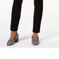 Calça jeans feminina Charter Club, slim fit, preta, tamanho 10, pequena