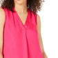 Top de alças feminino Alfani de cetim com decote em V rosa tamanho extra grande