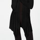 Cardigan drapeado de malha canelada feminino INC International Concepts, preto, tamanho pequeno