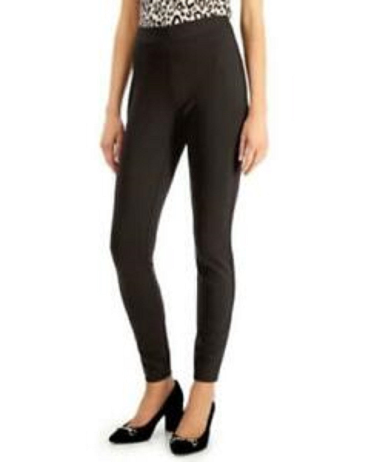 Calça skinny feminina INC International Concepts com cintura larga, verde, tamanho 2
