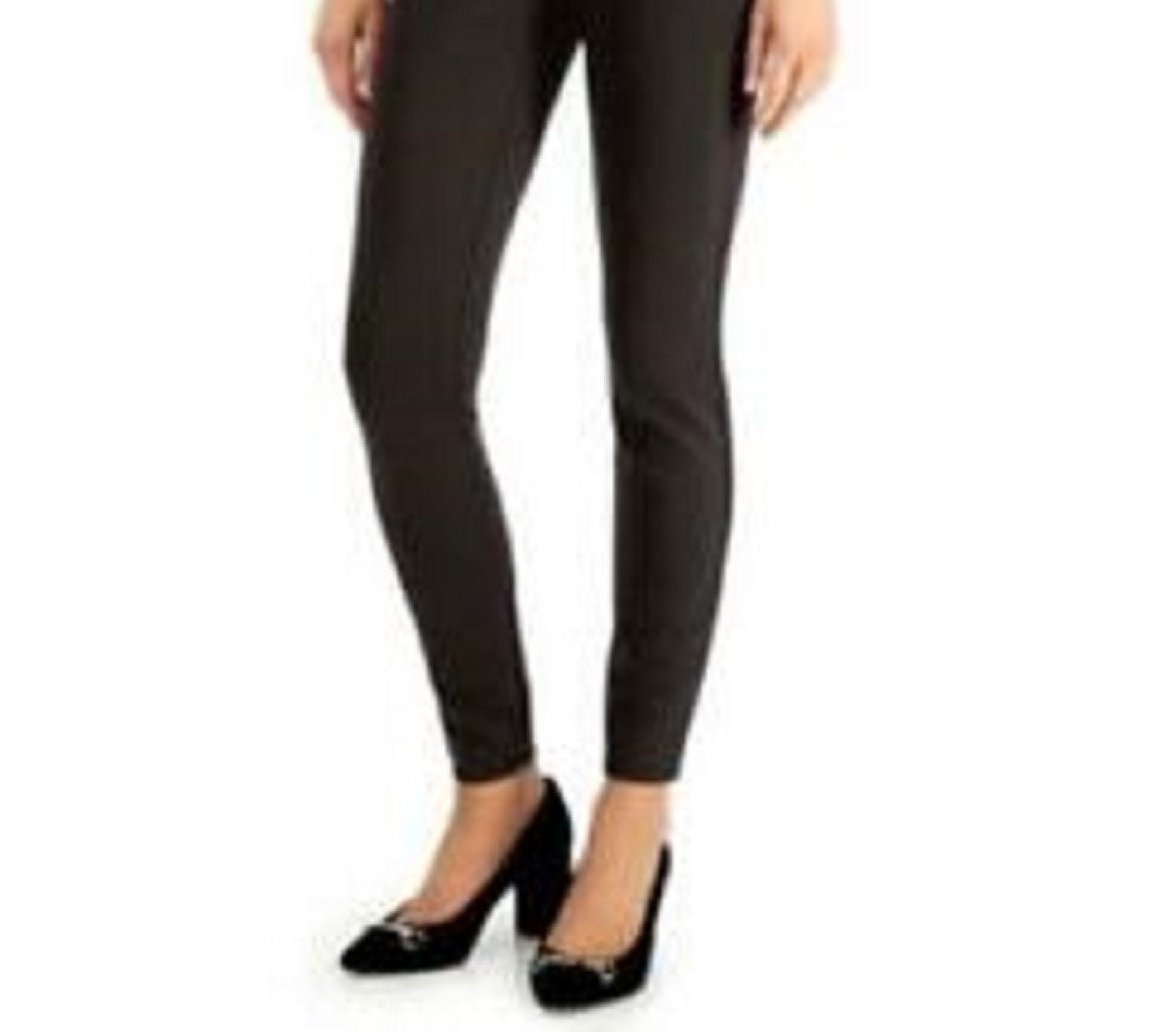 Calça skinny feminina INC International Concepts com cintura larga, verde, tamanho 2
