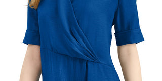 Blusa Alfani Feminina Gola Surplice Verde Tamanho Médio
