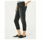 Calça jeans estilo boyfriend feminina, preta, tamanho extragrande