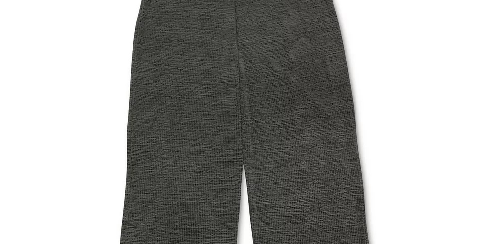 Calça Palazzo Feminina Alfani Verde Escuro Tamanho Grande