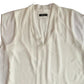 Blusa feminina Alfani com sobreposição e pregas invertidas, branca, tamanho XXG