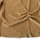 Top Alfani Feminino Cintura Plissada Bege Tamanho Grande