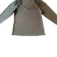 Blusa feminina Alfani com manga franzida, preta, tamanho grande