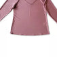 Blusa feminina Alfani com manga franzida, rosa, tamanho pequeno