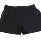 Shorts cargo femininos INC International Concepts com bolso, preto, tamanho médio