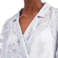 Blusa Alfani Feminina com Detalhe de Burnout e Envoltório Falso Cinza Tamanho Extra Grande