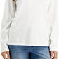 Karen Scott Suéter Feminino Gola Mock com Tachas Tamanho Natural Extra Pequeno