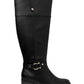 Botas de montaria Karen Scott Vickyy, sapatos femininos, pretos, tamanho 5 M