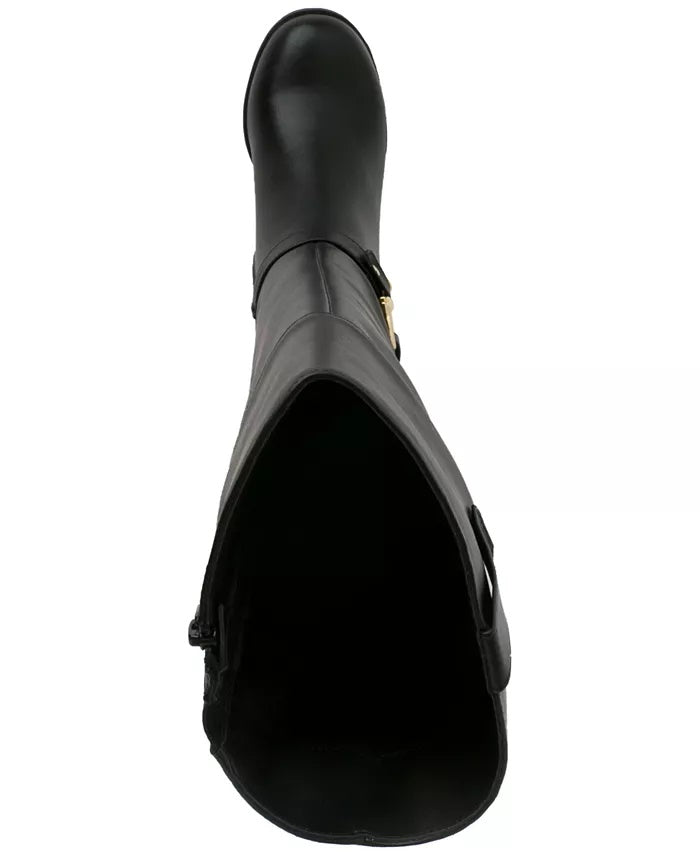 Botas de montaria Karen Scott Vickyy, sapatos femininos, pretos, tamanho 5 M