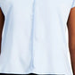 Blusa feminina Alfani com decote em V, azul, tamanho extragrande