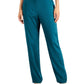 Calça Alfani Feminina com Estampa Jacquard Azul Marinho Tamanho 16
