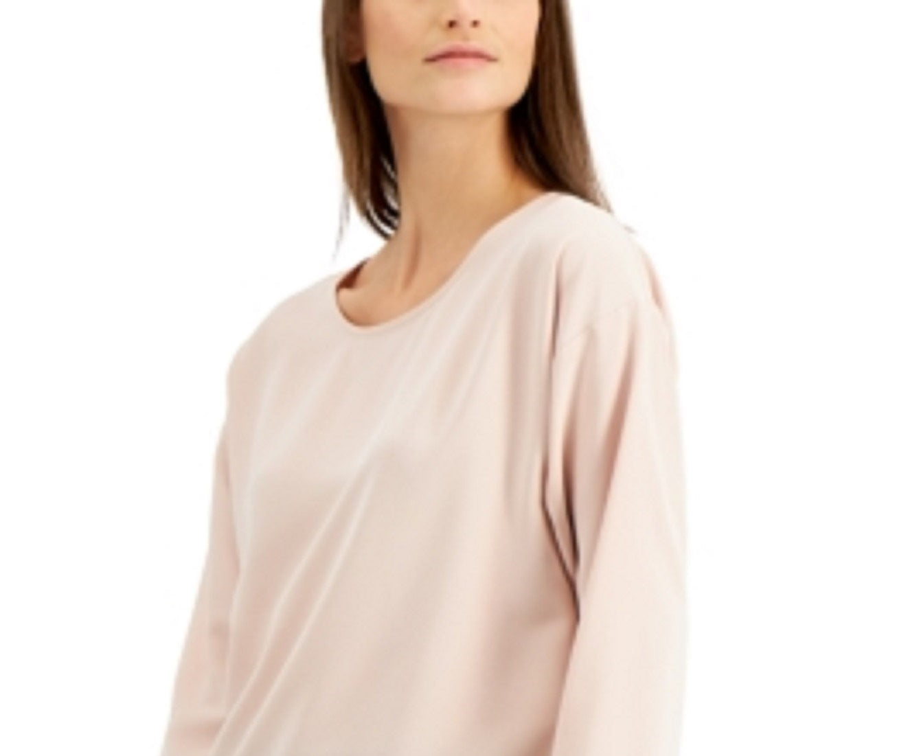 Blusa feminina Alfani com manga flare, vermelha, tamanho X-G