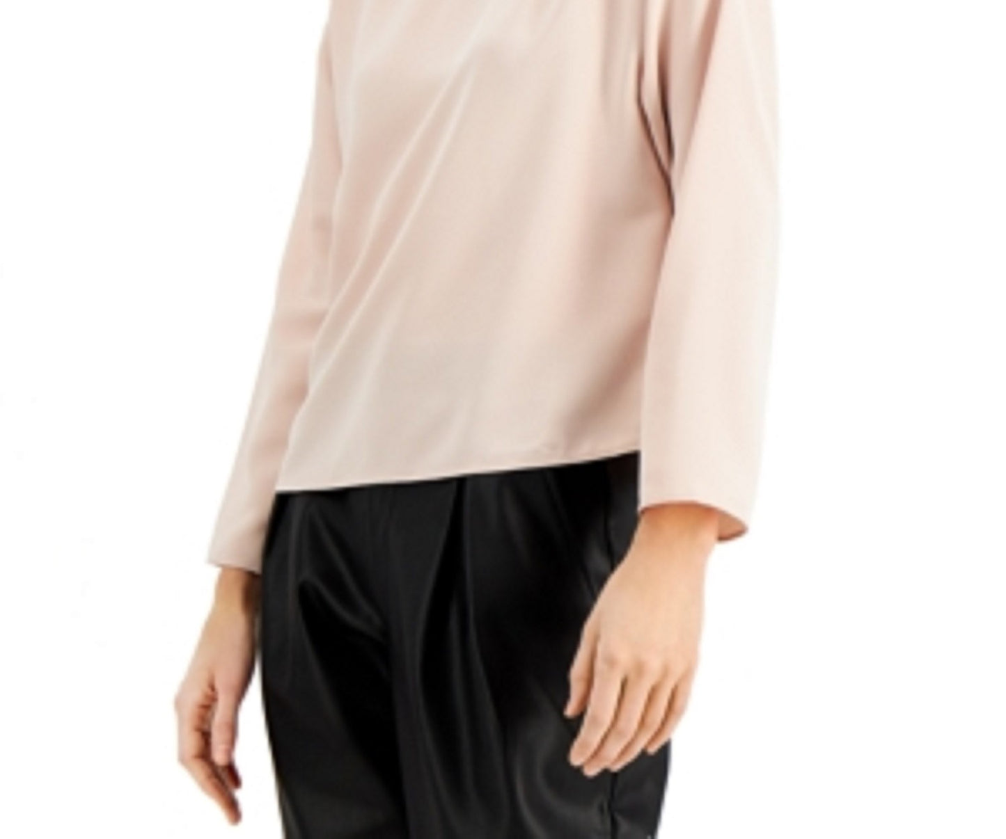 Blusa feminina Alfani com manga flare, vermelha, tamanho X-G