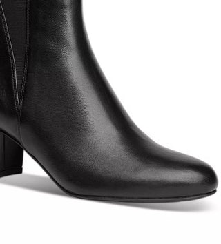 Botas femininas Alfani Zuri com salto bloco, pretas, tamanho 8,5 M