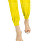 Calça jogger feminina utilitária INC International Concepts, amarela, tamanho grande