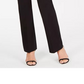 Calça social feminina moderna Anne Klein, preta, tamanho 8