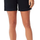 Shorts plissados ​​femininos Gloria Vanderbilt, preto, tamanho 16