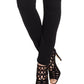 Calça skinny Curvy Ponte feminina da INC International Concepts, preta, tamanho 14