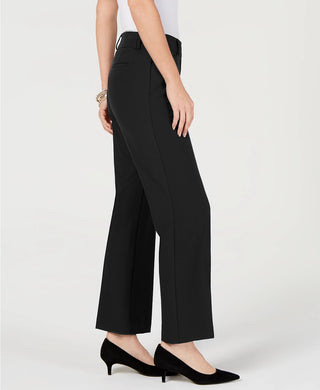 Calça Alfani Feminina Petite Curvy Bootcut Preta Tamanho 14X4