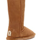 Botas de inverno altas Bearpaw Emma, ​​sapatos femininos Rustcopper, tamanho 9