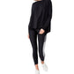 Camiseta feminina Cotton On Active Rib manga comprida preta pequena