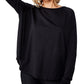 Camiseta feminina Cotton On Active Rib manga comprida preta pequena