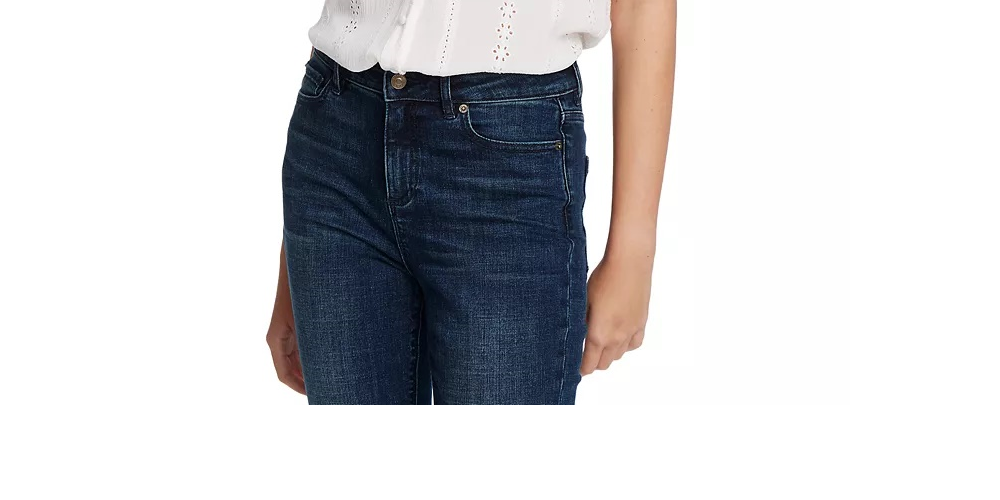 1.STATE Blusa feminina com ilhós e manga bufante, amassada, branca